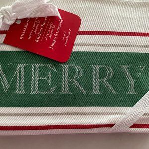 UPDATED Start Your Holiday Shopping Early!-NWT Williams-Sonoma  Dish Towel set